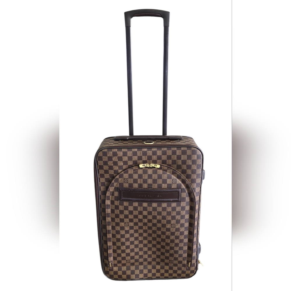 Louis Vuitton Pegase 55 Damier Ebene Canvas Rolling Luggage